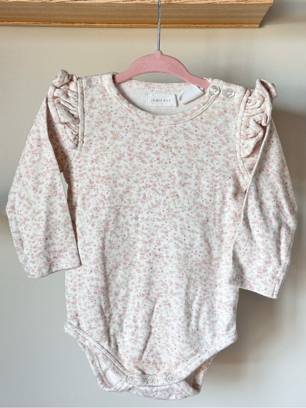 Jamie Kay Hana Floral Frill Bodysuit Sz 1Y
